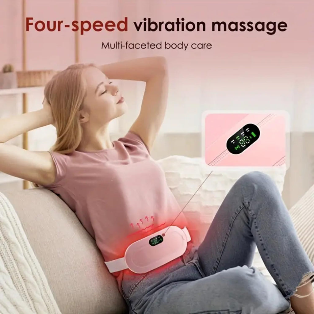 Period Cramp Relief Heating Pad Massager