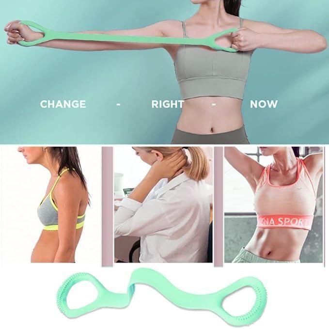 Elastic Stretch Bands for Muscle Training (Pack of 2)