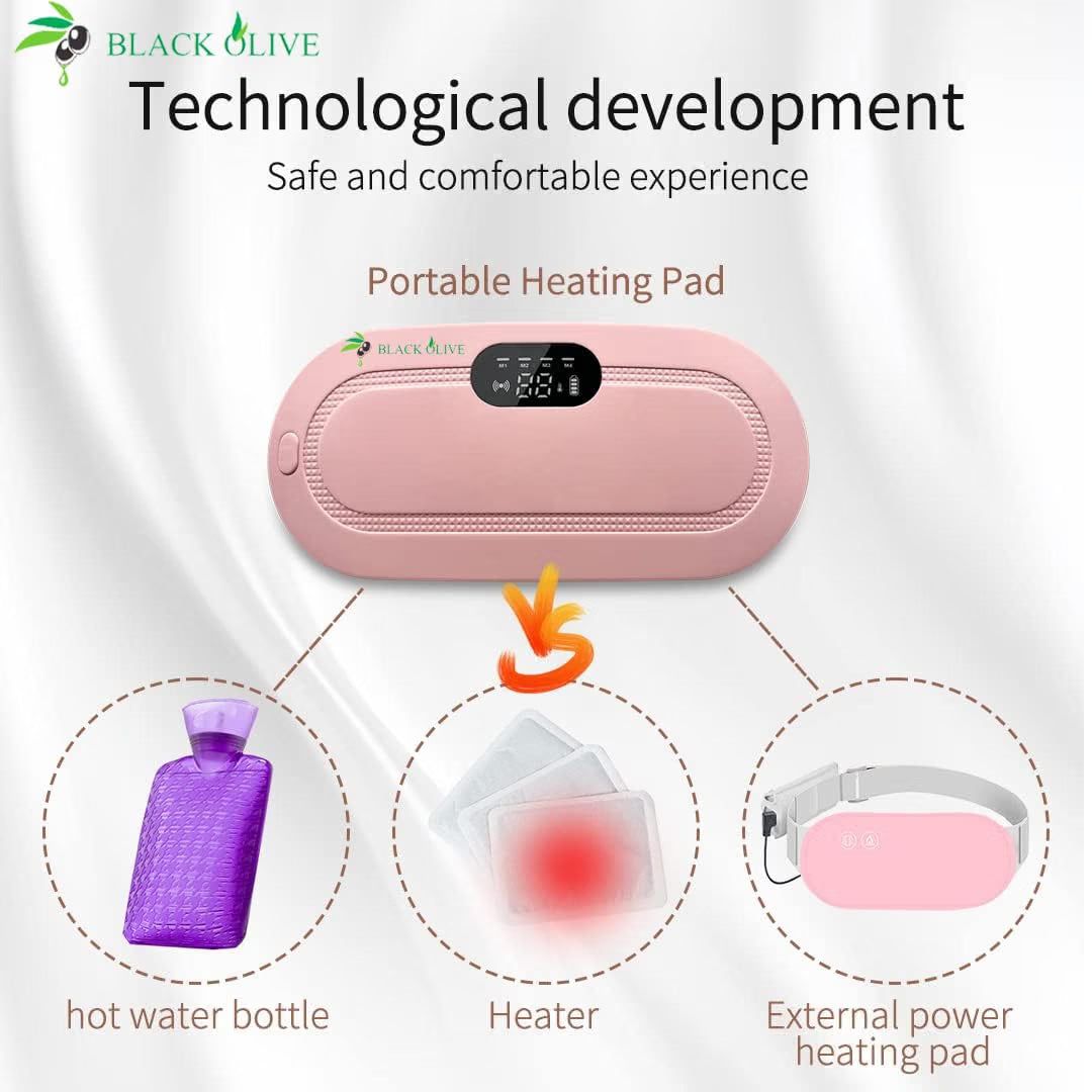 Period Cramp Relief Heating Pad Massager