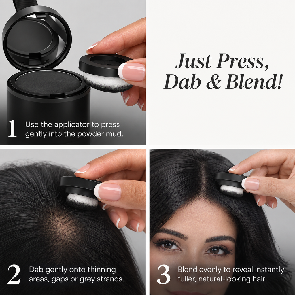 Hairline Powder Root Touch Up for Thinning Hair