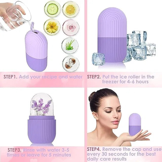 Ice Face Roller – Silicone Cooling Cube