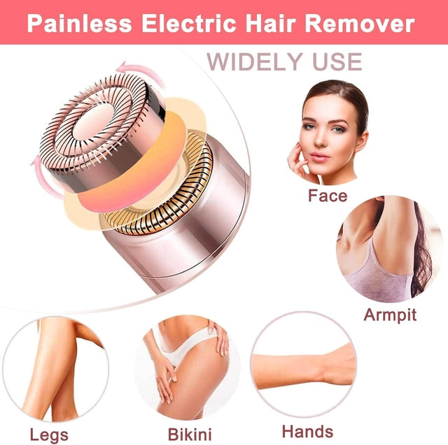 Facial Hair Remover for Women – Rechargeable & Painless Grooming