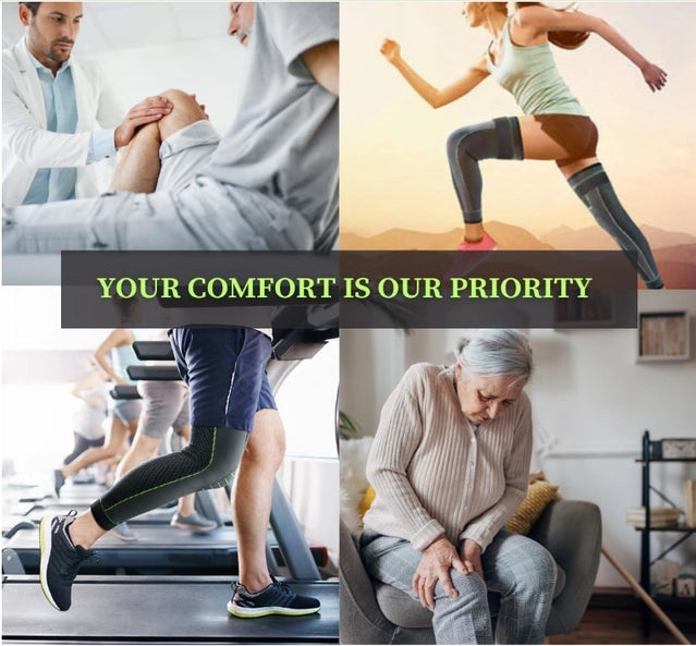 Knee & Calf Compression Support (Pair)