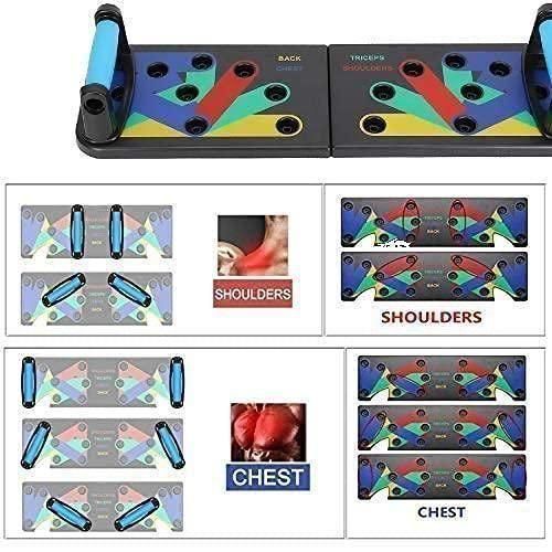 14-in-1 Push-Up Board & Bar Set